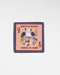 Metal & Magnet Animal Art Beverage Coaster - Also Fridge Magnet, 9.5cm