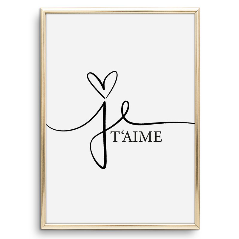 Poster: Je t'aime