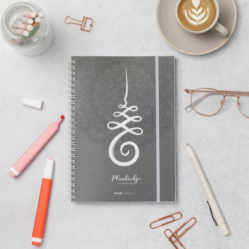 A5 dagplanner 'Mandala' planboekje met ringband