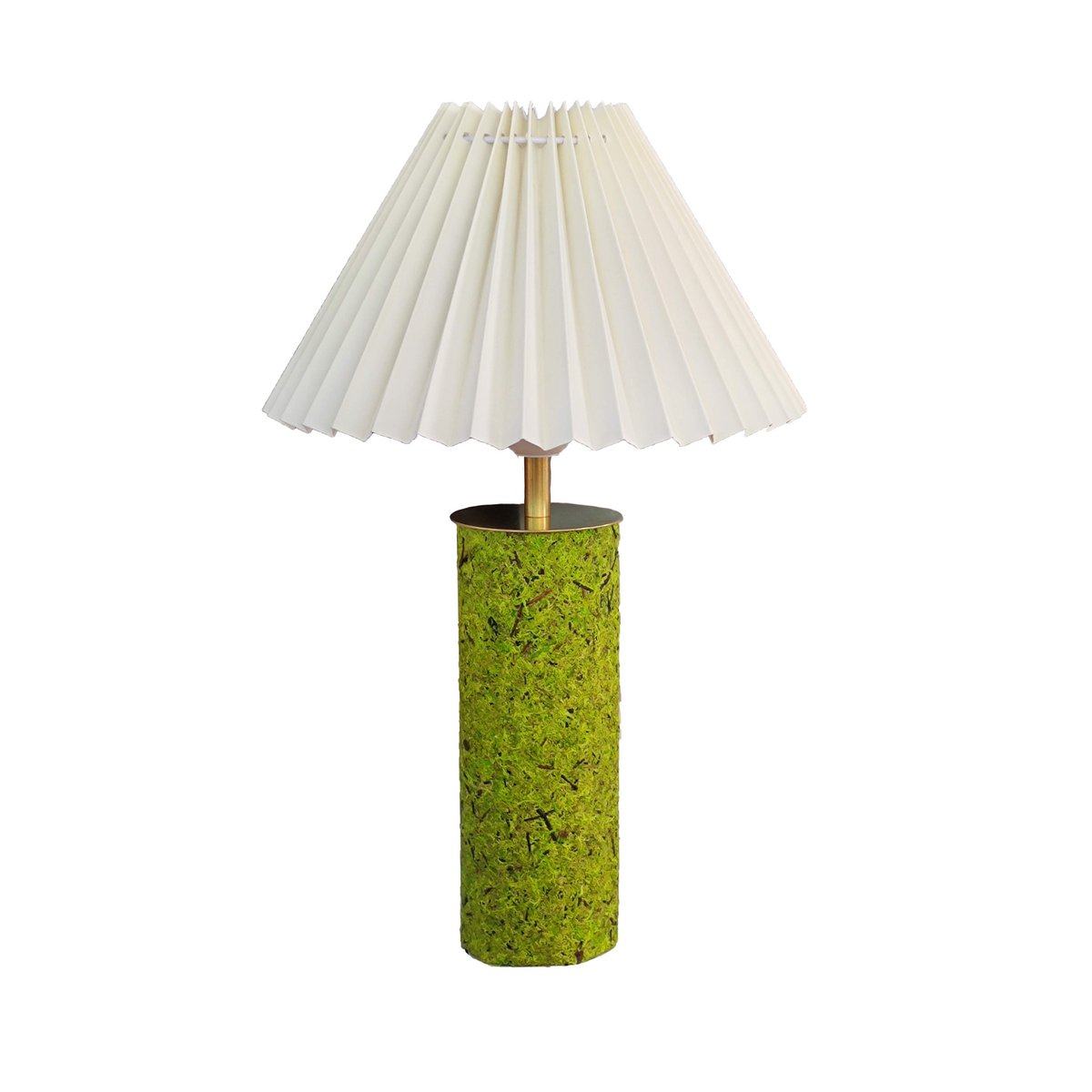 Green moss table lamp