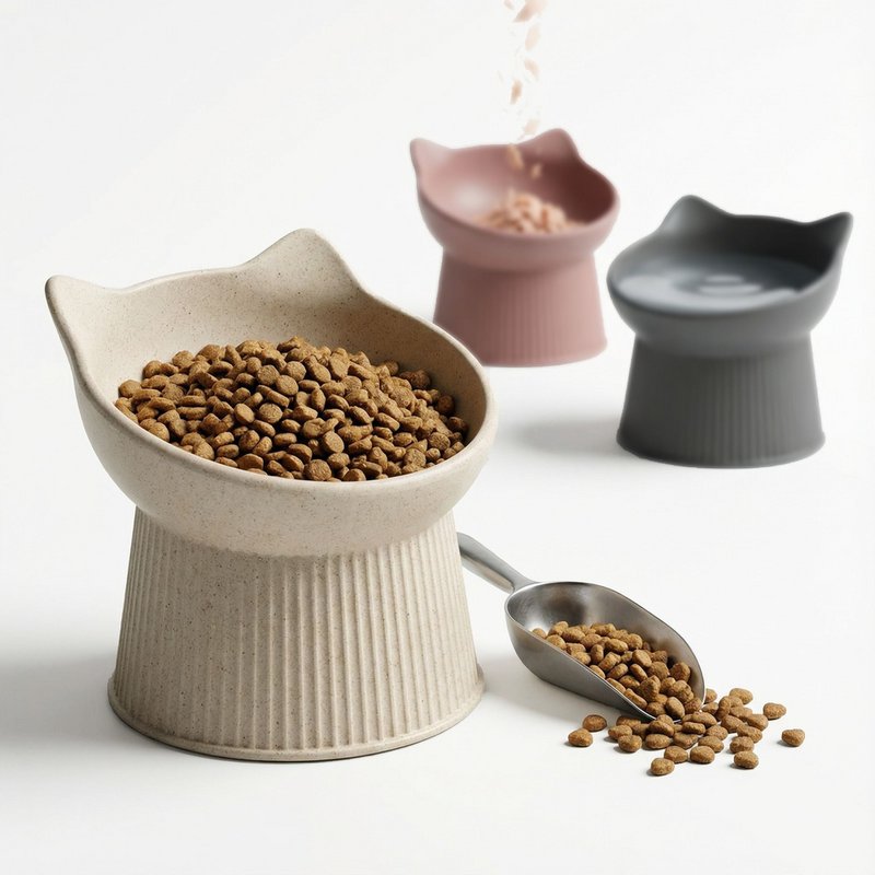 Raised cat bowl "ALMA"
