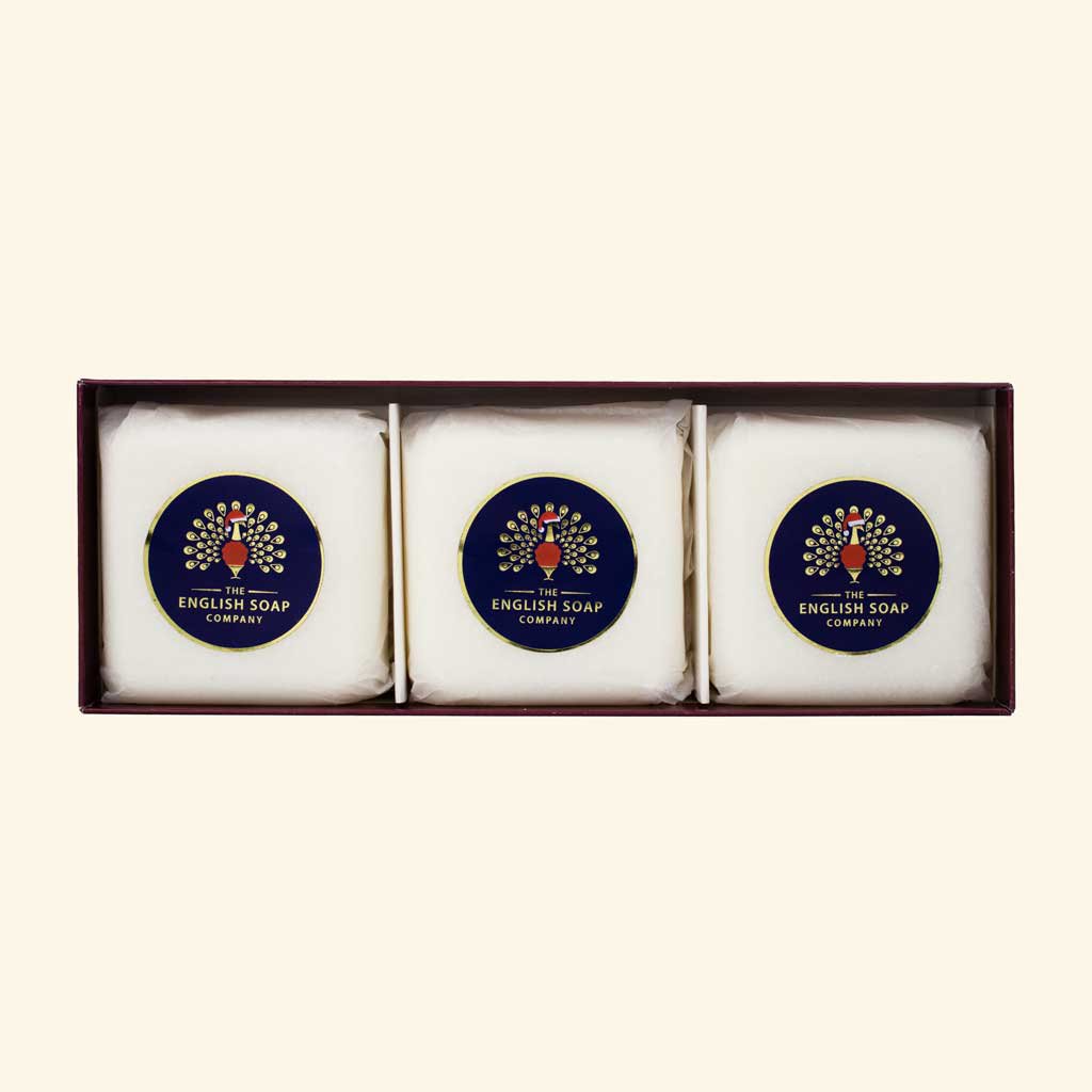 ENGLISH SOAP C° 3X100g zeep - Christmas Wreath