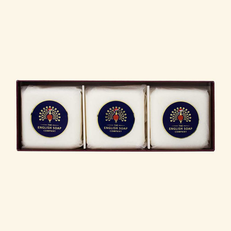 ENGLISH SOAP C° 3X100g zeep - Christmas Wreath