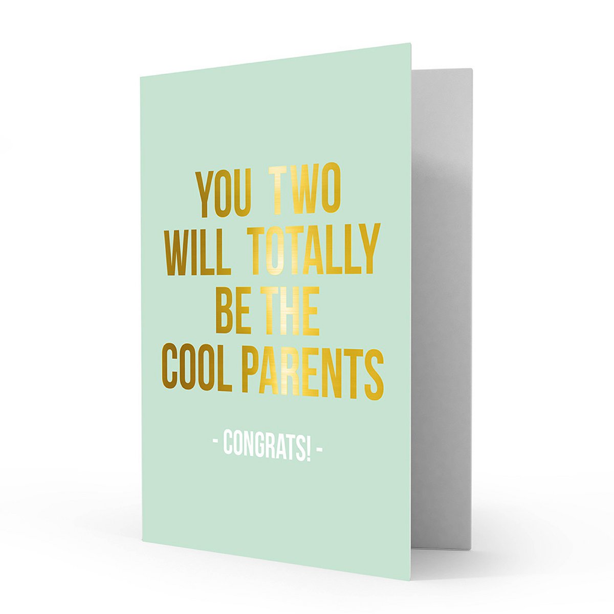 Carte de voeux parents cool, par 5 pièces
