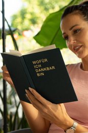 THE LIFE BARN Taknemmelighedsdagbog Hvad jeg er taknemmelig for Blå