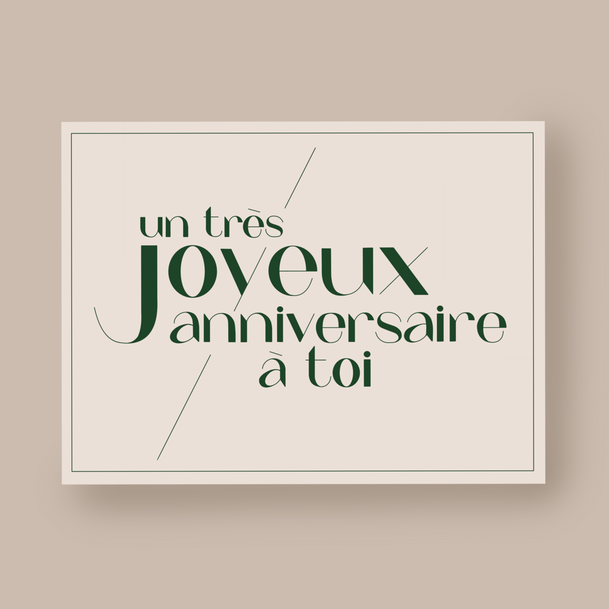 Carte - Anniversaire - Cut