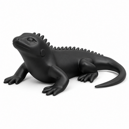 Iguana Art Object