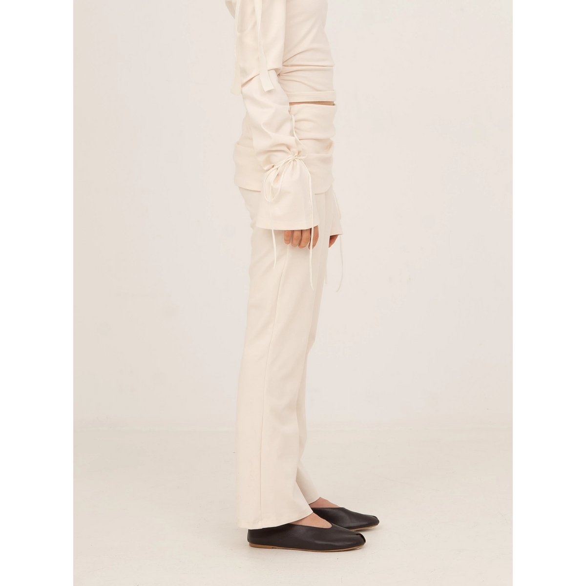 Angelic White Jersey Pants