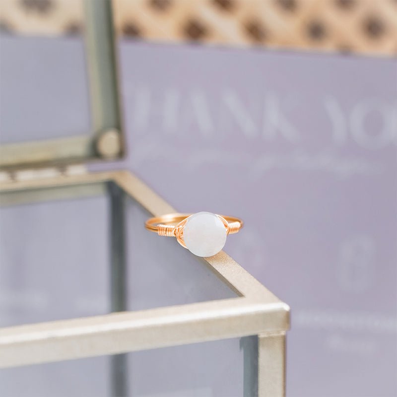 Bague Pierre de Lune Or - Beauty Story