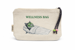 Toilettaske/sminketaske "Wellness Bag" med kat