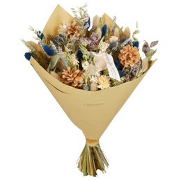 Klassischer Trockenblumenstrauß – Silver Frost