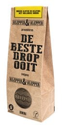 Honey-flavored licorice in a paper bag with a soccer ball design. The licorice is described as "The Best Drop Out" and is a product of Klippan & Klippan.