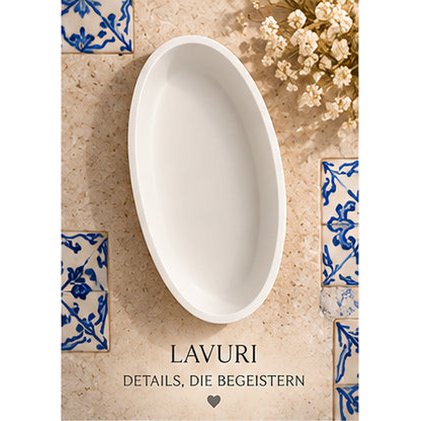 LAVURI La Gondola – Handgefertigtes Deko-Tablett, DIY-Schüssel
