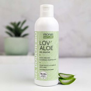 LOV'ALOE ORGANIC SHOWER GEL - WITH ALOE VERA - MOISTURIZING - 200ML