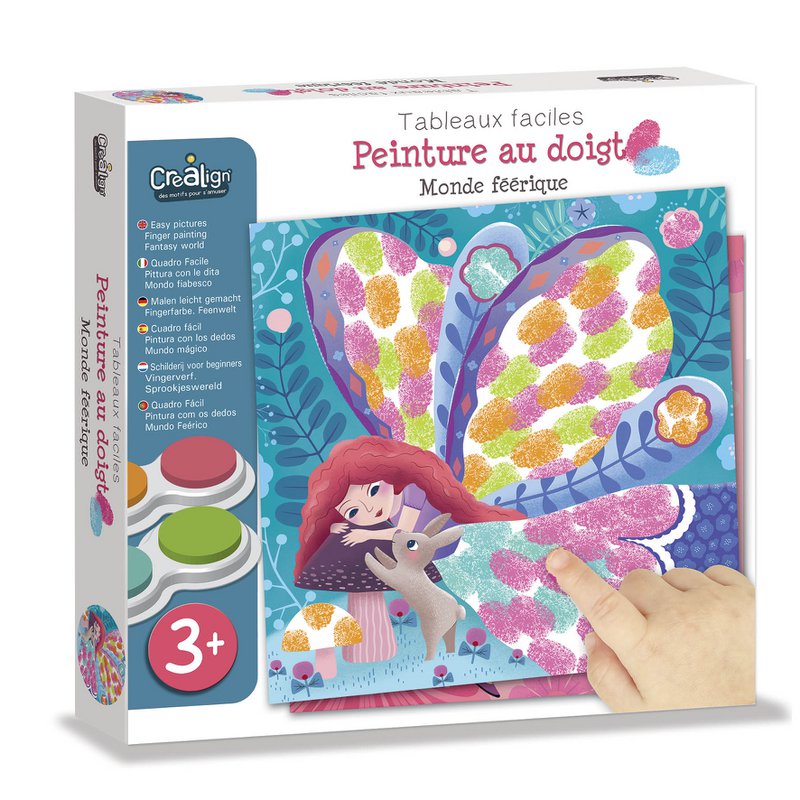 Dipinto con le dita "Mondo delle fate"