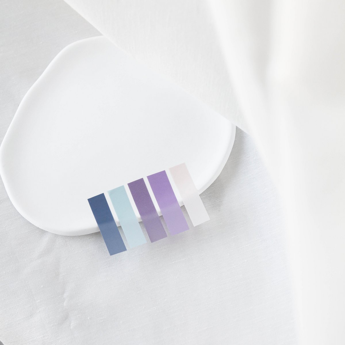 Mystic Purple | Ordinate Pack of 200 Adhesive Strips Adhesive Marker Film | Writeable sticky notes tabs | 10 Colors Adhesive Markers | Adhesive notes l Index Tabs | Page Marker for page marking
