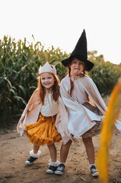 "Guld fe" Linned Magic Cape