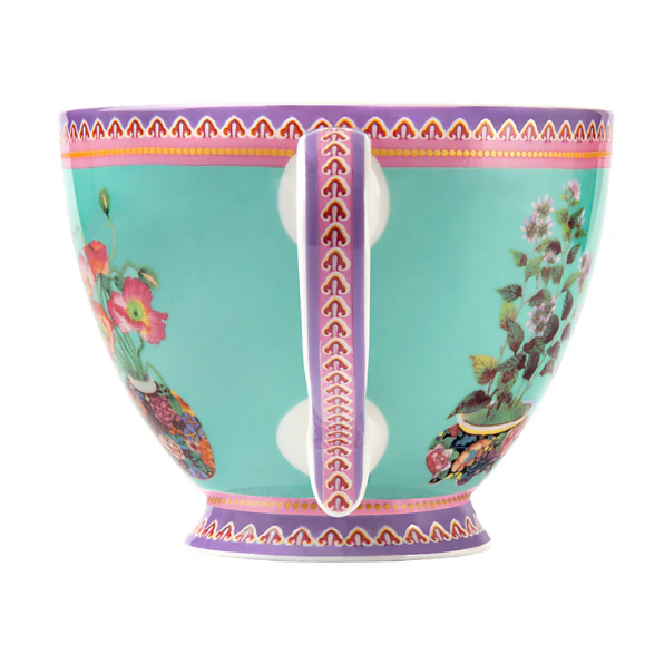 M&W Jardin Mug 400ml, Poppy Blue, giftbox