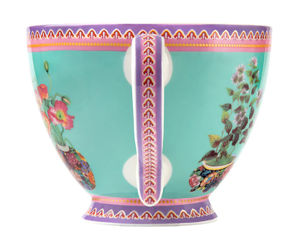 M&W Jardin Mug 400ml, Poppy Blue, giftbox