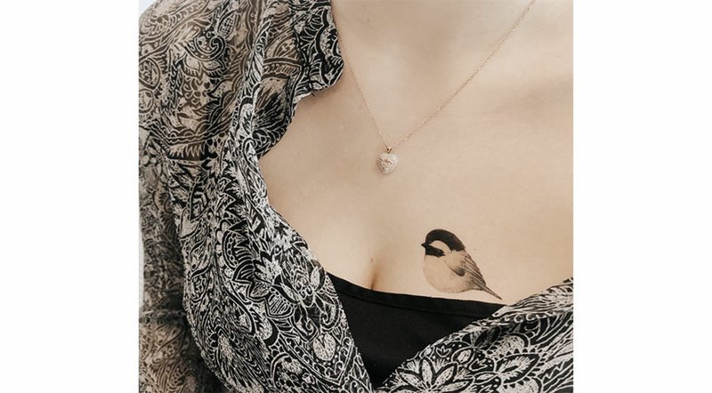 Tijdelijke tattoo: mees