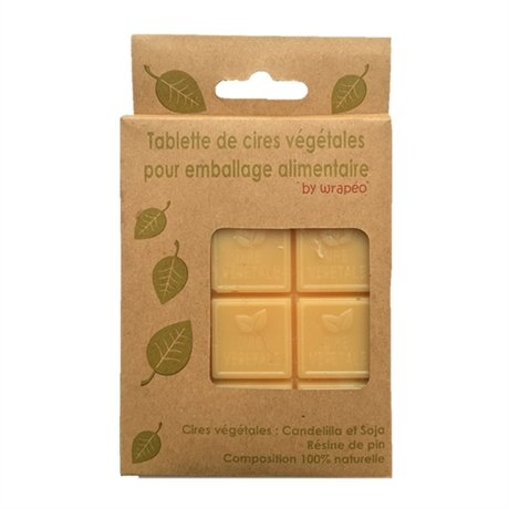Pastilla de cera vegetal universal de wrapéo