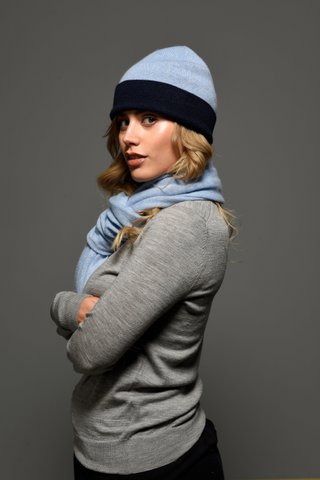 "Sibir" Reversible Cashmere Beanie