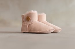 Zapatilla Davin para niños | Ante de piel de oveja | 3 estilos | 25-30