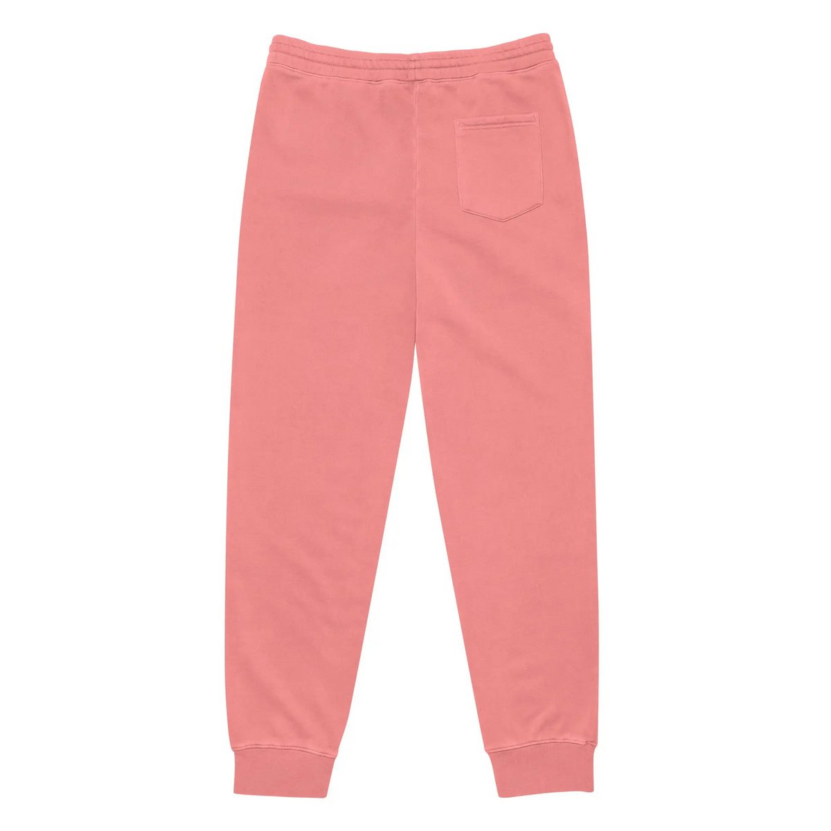 Self Love Unisex barwione pigmentowo spodnie dresowe z haftem w kolorze starego złota - spodnie dresowe unisex