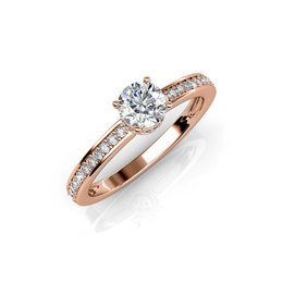 Bague Elise - Eller Rosé et Cristal