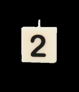 Letter and numbers candle - 2