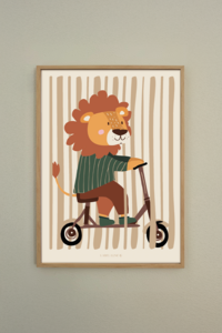 Poster kinderkamer - Leeuw Luca