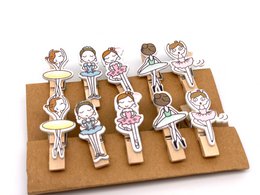 Ballet Wooden Clips