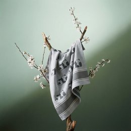 Keukenhanddoek Panda Grijs Katoen