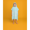 TOWEL TO GO IPANEMA KIDS Cotton Beach Poncho 60x48 cm | Quick Dry Changing Towel | Blue | with Gift Box