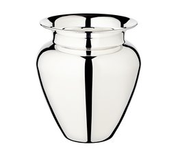 EDZARD Vase Antonia, kraftig sølvbelagt, højde 26 cm, diameter 23 cm, åbningsdiameter 15 cm