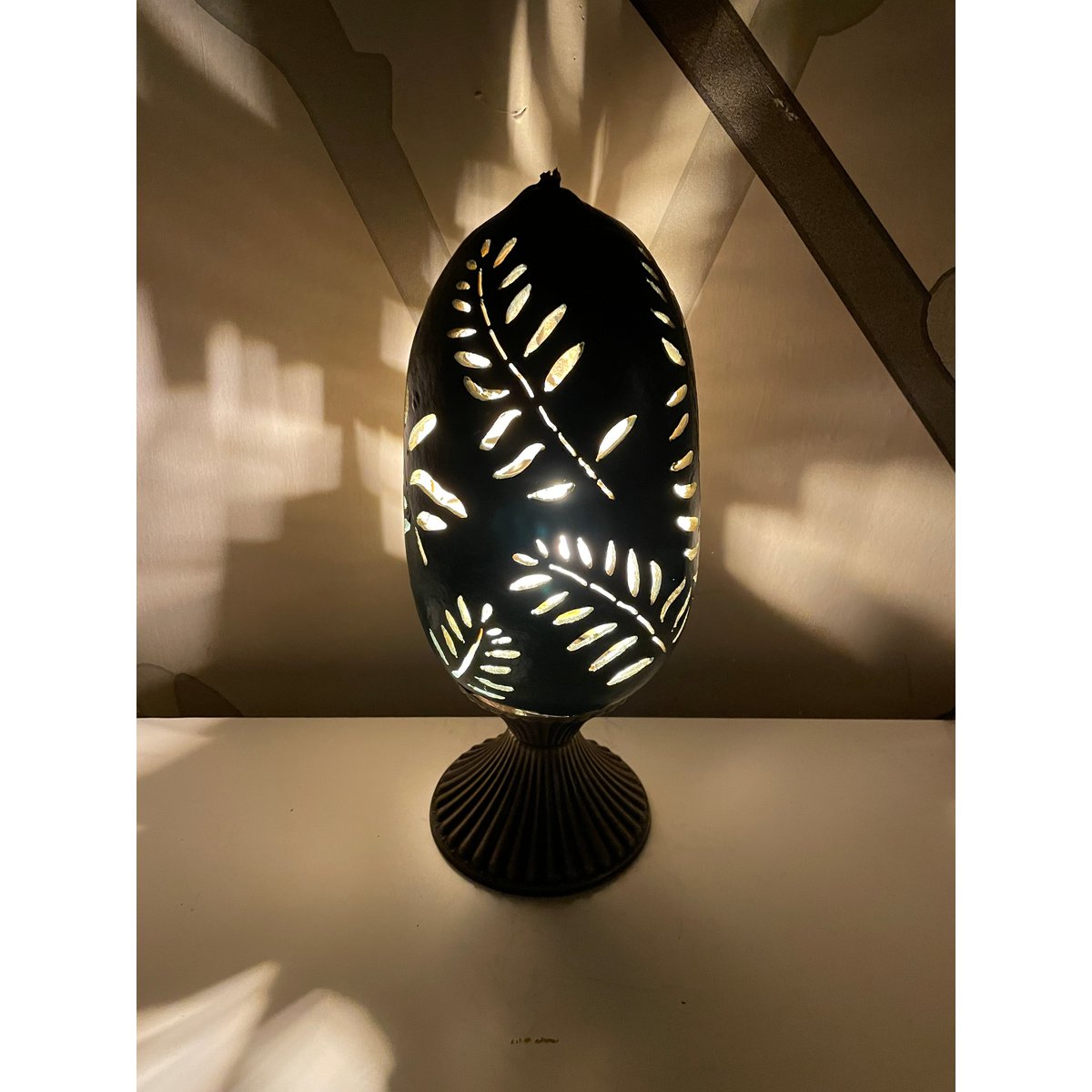 Gourd Lamp - Leaves