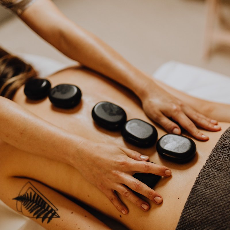 Set de 5 Pierres Chaudes de Massage