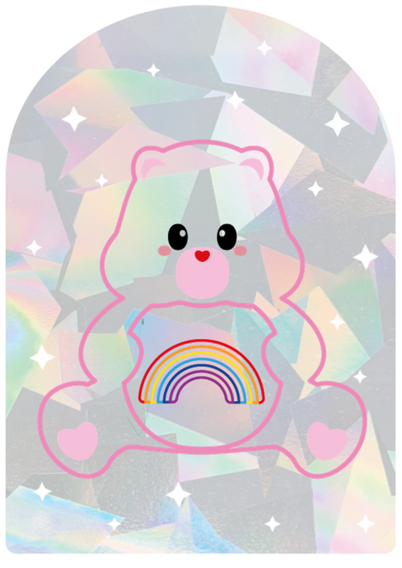 Window sticker Rainbow maker Care Bear Care bear