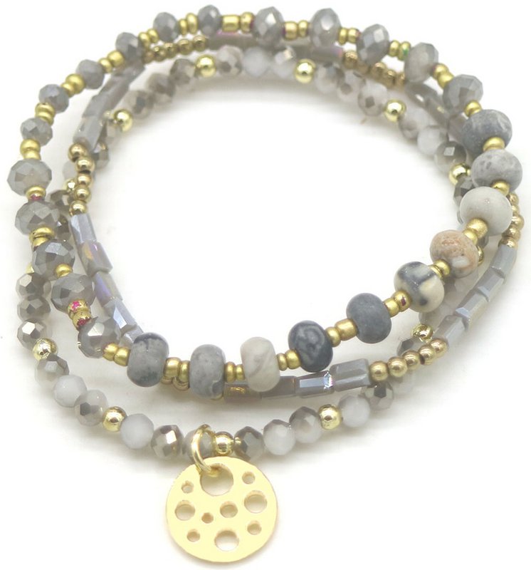 C-A11.2  B1670-030-2 Bracelet Set Glassbeads