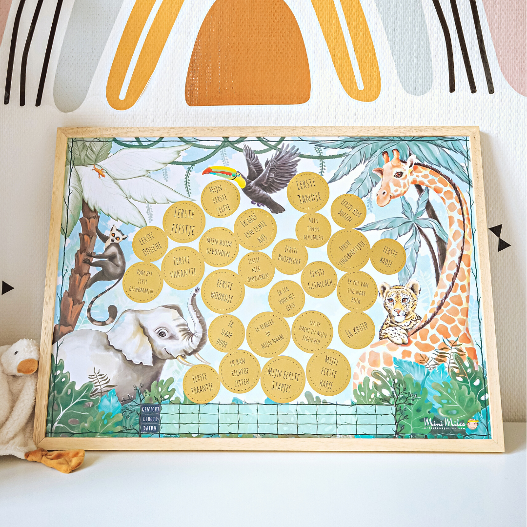 Milestone Scratch Plakat Jungle Green