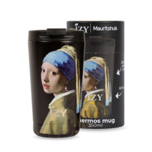 IZY Thermos Mug - Pearl Earring - 350ML To-Go Insulated Coffee mug
