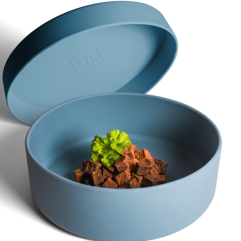 Ne & No® Silicone Food Bowl con tapa - 3 en 1 para perros y gatos