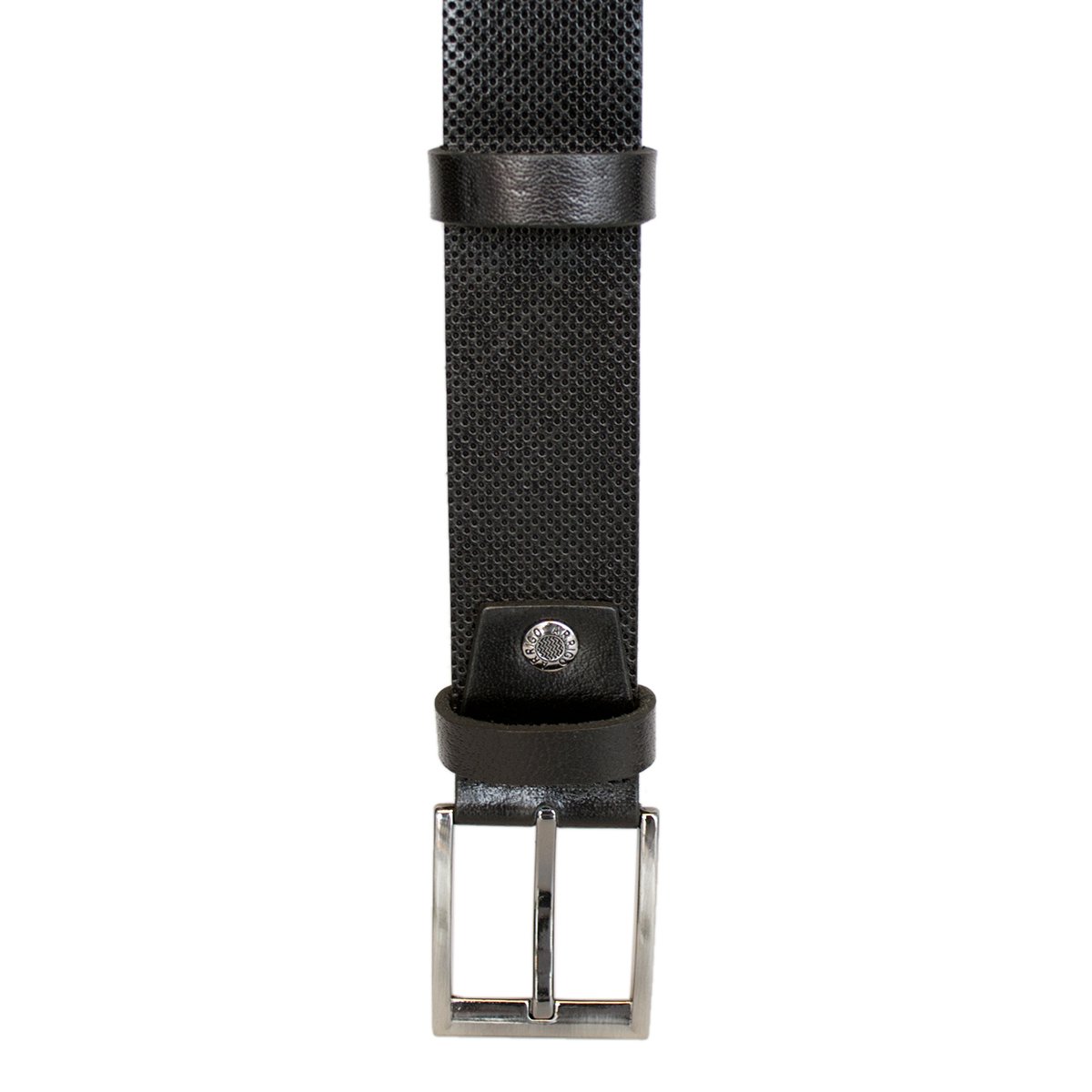 Leather Women's Belt Or Leather Men's Belt With Print Genuine Leather 4 cm Wide