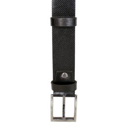 Leder Damengürtel oder Leder Herrengürtel mit Aufdruck Echtes Leder 4 cm breit