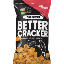 Mild paprika-flavored crackers in a bulk box of 40 pieces.