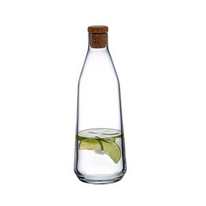 Rhythm Wasserkaraffe, transparent, mit Korkverschluss