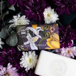 KEW RBG Shea Butter Soap 240g - Orchid & Vanilla
