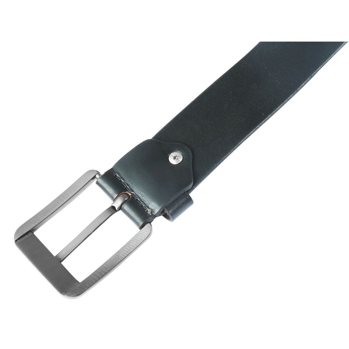 Leonardo Verrelli Echtleder Gürtel kürzbar in schwarz, 130 cm