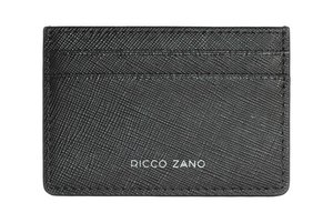 ALMA Schwarzes Saffiano-Kartenetui
