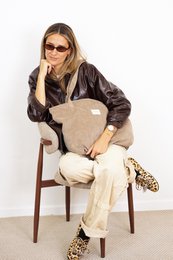 Large Shopper with zipper TOAST